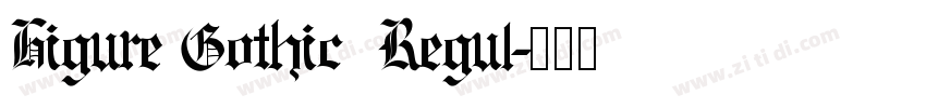 Higure Gothic  Regul字体转换